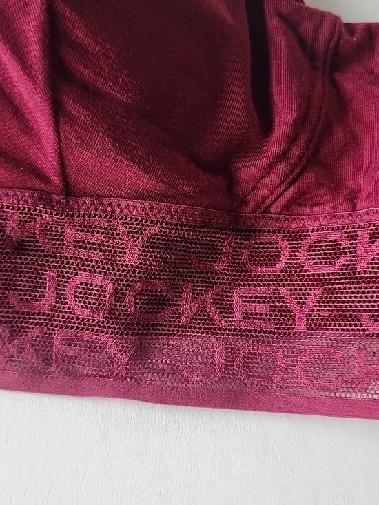 Jockey Soft Touch Lace Band Bralette, XL - Picture 5 of 8